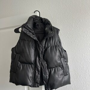 Black Puffer Vest